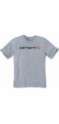 Carhartt Tričko Carhartt Core Logo šedé