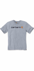 Carhartt Tričko Carhartt Core Logo šedé