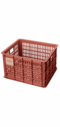 Basil Košík/nosič na kolo BICYCLE CRATE M, 29,5 l, recyklovaný syntetický materiál, terra red (NOVÝ)