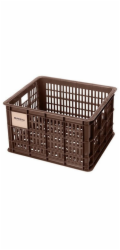 Basil Koš na kolo BICYCLE CRATE M, 27 l, recyklovaný syntetický materiál, hnědý (NOVÝ)