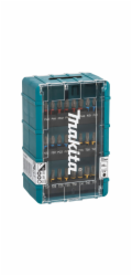 Makita Torsions-Steckschlüssel- & Bit-Satz Impact Premier E-25068, 28-teilig (blau, 1/4, für Schlagschrauber)