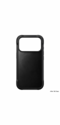 NOMAD kryt Rugged Leather Case Magsafe Horween pro iPhone 17 Pro - Black