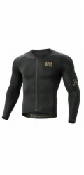 RockBros Cyklistický dres YDCX008 Diamond s dlouhým rukávem, velikost S - černý