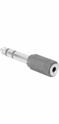 Goobay Adapter 3,5mm -> 6,3mm (schwarz/silber)