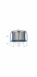Marimex Standard trampolína 305 cm + vnitřní ochranná síť + schůdky ZDARMA