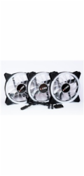 1stCOOL Fan KIT AURA EVO 1 ARGB, 3x Dual Ring ventilátor + ARGB Nano řadič