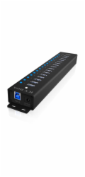 Hub IB-HUB1717 16+1 port USB HUB, 16x USB + 1x USB pro nabíjení, USB 3.2 Gen 1, napájení 96W