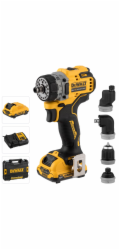 Vrtačka/šroubovák se 4 hlavami DeWalt DCD703L2T 12 V