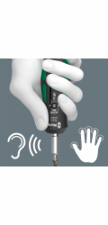 Wera Drehmoment-Schraubendreher 7510 Kraftform Safe-Torque Speed (schwarz/grün, 1/4 Sechskant, 1-3 Nm)