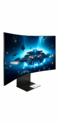 Samsung Odyssey Ark S55CG970NU (139.7 cm (55 Zoll), schwarz, UltraHD/4K, VA, Curved, FreeSync Premium Pro, 165Hz Panel)