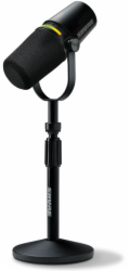 Shure MV7+-K-BNDL - řečnický pultík/hlasový mikrofon s konektorem XLR/USB-C, černý + stolní stojan GATOR