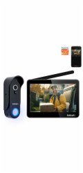 EVOLVEO DoorPhone W7, Sada domácího bezdrátového videotelefonu s WiFi černý monitor