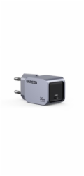 UGREEN síťová rychlonabíječka Nexode Pro 30W 1-Port USB-C, GaN, stříbrná