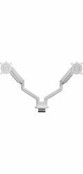 One for All Monitor Mount Solid Dual White         DM 4220