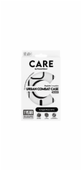 CARE by PanzerGlass Urban Combat - Zadní kryt pro mobilní telefon - černý rám - kompatibilita s MagSafe - recyklovaný plast - průhledná, černá - pro Apple iPhone 16 Pro