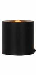 Zámek lampy T23020E D8H8 černý, E27, stojící, 60W