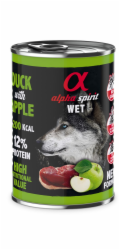 ALPHA SPIRIT WET Kachna s jablkem - mokré krmivo pro psy - 400g