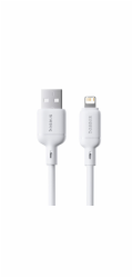Kabel Baseus Silky USB/Lightning 1m 2.4A bílý