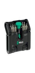 Wera Tool-Check Modular Set 1, mit 3 Werkzeugmodulen (schwarz/grün, 50-teilig, inkl. 1/4 Bit-Ratsche, Winkelschlüssel)