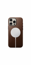 Nomad kryt Traditional Leather Case Magsafe pro iPhone 16 Pro Max - Brown