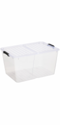 Úložný box s víkem Plast Team, 50l, 56,7x39,6x30,6cm