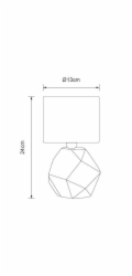 Svítidlo Domoletti Kiro T23041E, E14, stojací, 25W