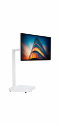 LG Electronics Smart Monitor Swing 32U889SA-W (80 cm (32 Zoll), weiß, UltraHD/4K, IPS, Touchscreen, Standfuß mit Rollen)
