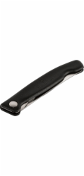 Victorinox Skládací svačinový nůž Swiss Classic, černý, vlnkované ostří