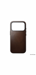 Nomad Kožené pouzdro Traditional Leather Case - kožené pouzdro kompatibilní s MagSafe pro iPhone 17 Pro; kůže Horween (rustikálně hnědá)