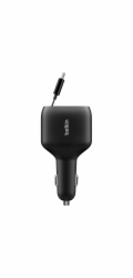 Belkin Boostcharge Kfz-Ladegerät 75W ausz. USB-C Kabel CCC001hqBK