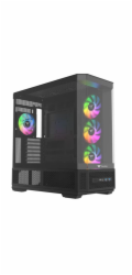 Thermaltake View 370 TG ARGB (schwarz, Tempered Glass x 3)