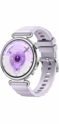 Huawei Watch GT 6 41mm (Konsu-B19FC) (silber, violettes Fluorelastomerarmband)