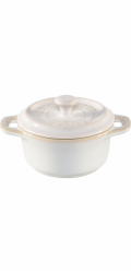 Staub Mini Cocotte Set 4-Piece Round, Ceramic, Ivory