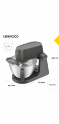 KENWOOD Kuchyňský robot KHC30.070GY, 1000 W