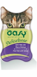 OASY Delicatesse Fine paté with Turkey - mokré krmivo pro kočky - 85g