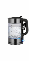 ProfiCook PC-WKS 1322 G elektrická konvice 1,7 l 2200 W Černá, Průhledná