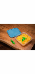 Dóza na potraviny 1000 ml čtverec Lunchbox set 4 ks