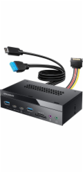 Graugear Reader Multifunkční přední panel 5,25” Bay s USB HUBem a čtečkou karet