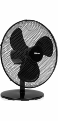 Tristar Stolní ventilátor VE-5728, průměr 30 cm, černý, počet rychlostí 3, 40 W, oscilace