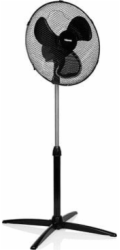 Ventilátor Tristar Stojací ventilátor Tristar VE-5756 Průměr 40 cm, Černý, Počet rychlostí 3, 45 W, Oscilace