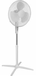 Ventilátor Tristar Tristar VE-5898 Stojací ventilátor Průměr 40 cm, Bílý, Počet rychlostí 3, 45 W, Oscilace