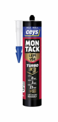 Lepidlo montážní Ceys Turbo bílé 290 ml