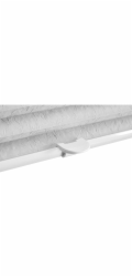 Plisovaná roleta Valeria s denním světlem 75 cm x 130 cm světle šedá
