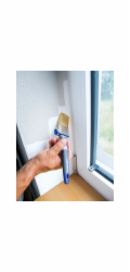 Plochý štětec LUX-TOOLS pro disperzní barvy, 30 mm, velikost 9, s hákem na kbelík