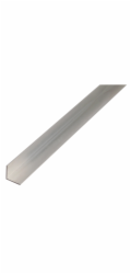 Úhlový profil s rovnou nohou, hliník, 10 mm x 10 mm x 1000 mm