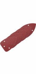 Brusný talíř LUX-TOOLS pro trojúhelníkové brusky 100 mm x 140 mm K40 Perforovaný