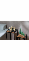 Venec MagicHome Vanoce, adventni, zeleno-modro-zlaty, 25 cm
