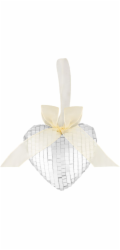 Dekorace MagicHome Vanoce, srdce, 9x9x2,5 cm
