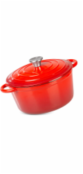 Kastrol MagicHome Castora line, hrnec, 24 cm, 4,0 lit. s poklici, smaltovana litina
