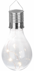 Lampa Strend Pro, žiarovka, solárne, LED, 7,5x15 cm, Sellbox 24 ks
